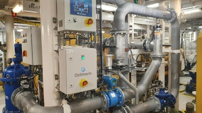 Optimarin's fast-track delivery model enables it to tackle the industry bottleneck for ship installations of ballast water treatment systems. Photo: Optimarin