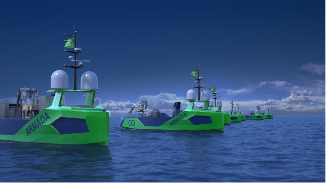 Armada uncrewed vessels, Source: Ocean Infinity