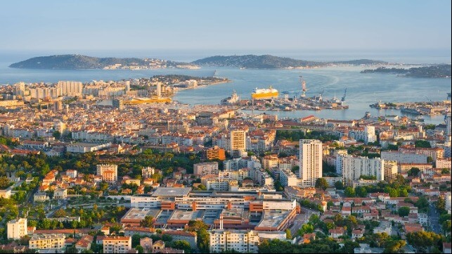 ABB shore connection technology enables emissions-free stays for ferries and cruise ships at Port of Toulon