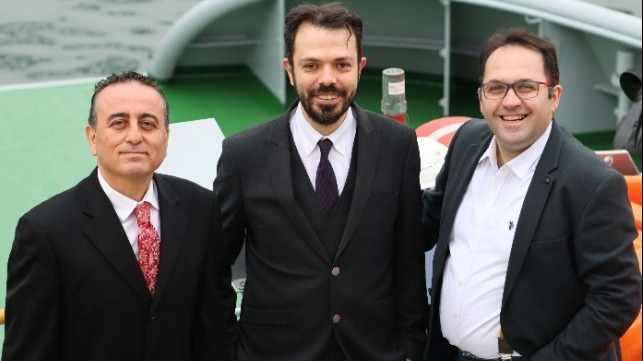 Caption: left to right Özer lhan, Hakan Tunç and Tamer Geçkin
