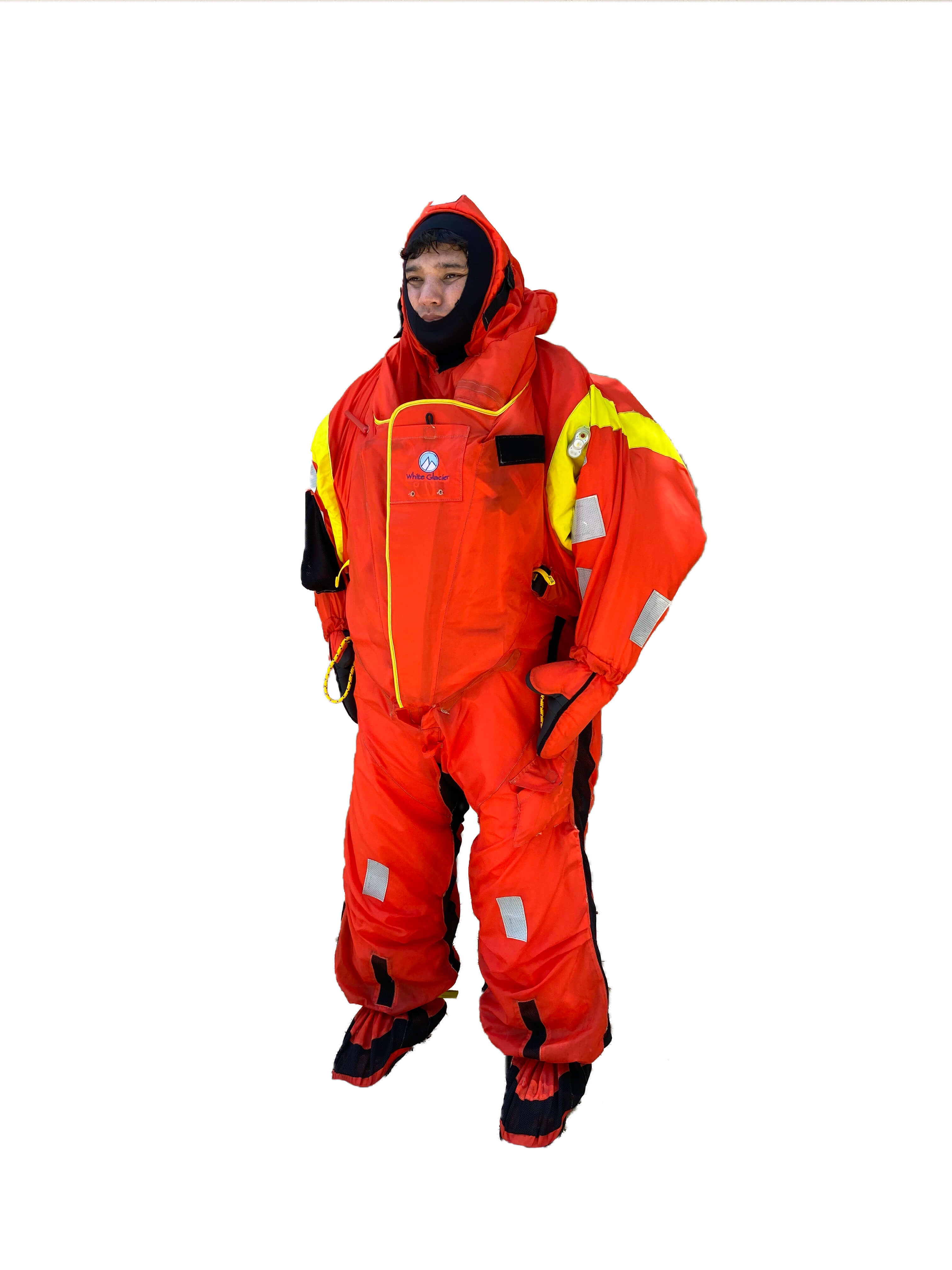 White Glacier Arctic Survival Suit First to Exceed Testing Standards