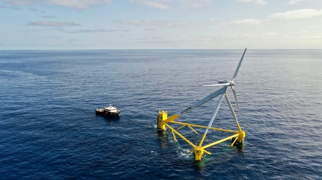 X1 Wind instala con éxito una plataforma eólica flotante en España
