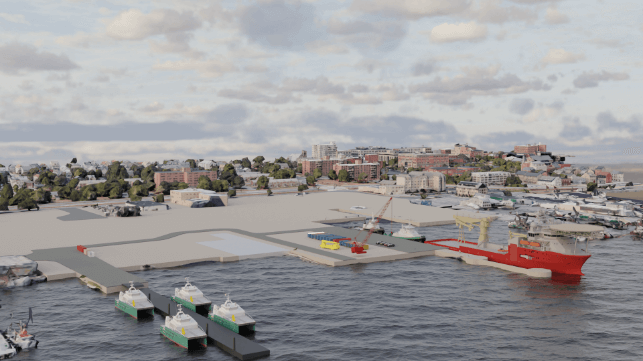 Rendering of the New Bedford Foss Marine Terminal