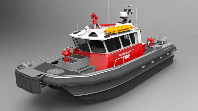 Alameda Fire Department boat rendering