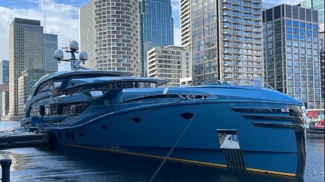 Safety concerns raised by Van Ameyde McAuslands follow the seizure of the US$38M Phi (pictured) and other mega yachts 
