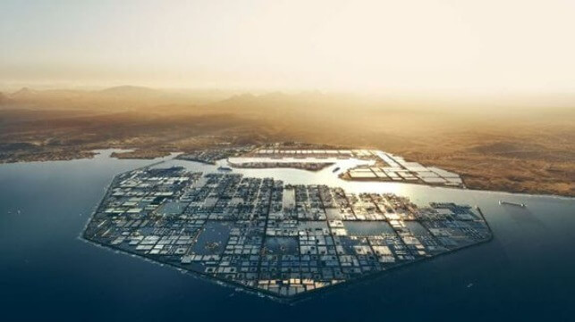 Neom Industrial City Oxagon - Image courtesy of TECO2030