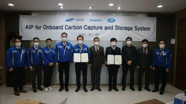  AIP signing ceremony - Image courtesy of Korean Register
