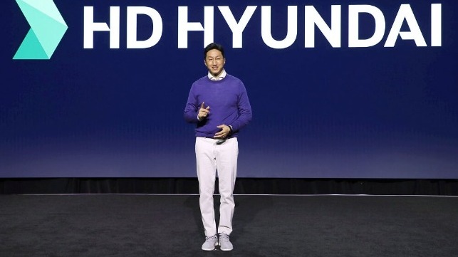 HD Hyundai logo and CEO