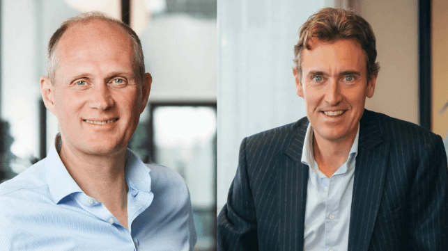 Søren Meyer, CEO of ZeroNorth [left]; Alexander Saverys, CEO of CMB Group [right]