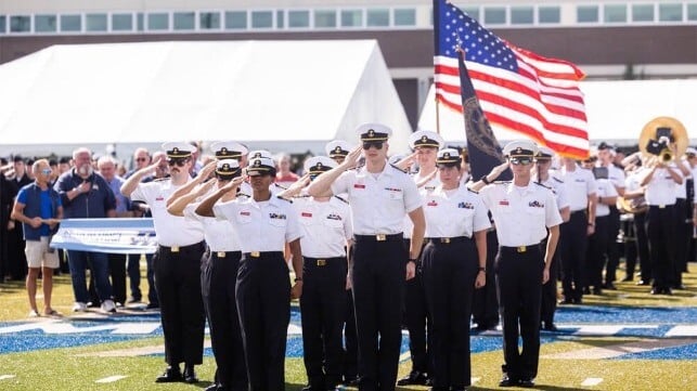 Mass Maritime cadets