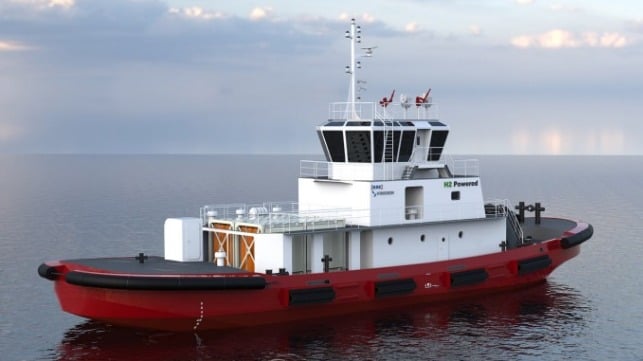 VINSSEN hydrogen fueled tug