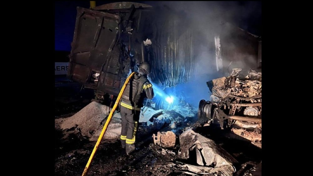 Sunflower seed truck