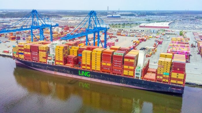 containership Jacksonville Florida