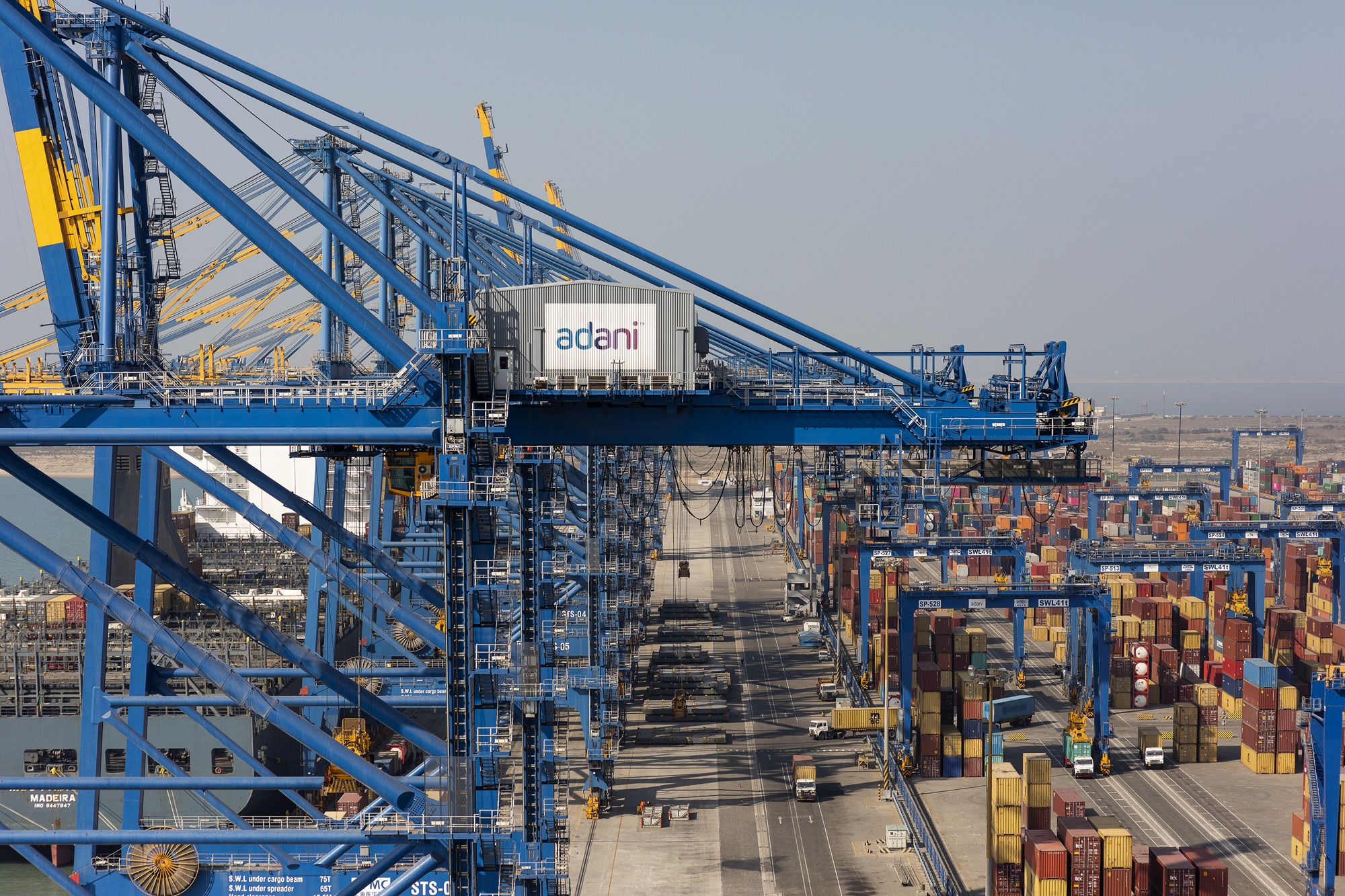 Adani Ports Sets National Record By Handling 21,085 TEUs On Single Vessel