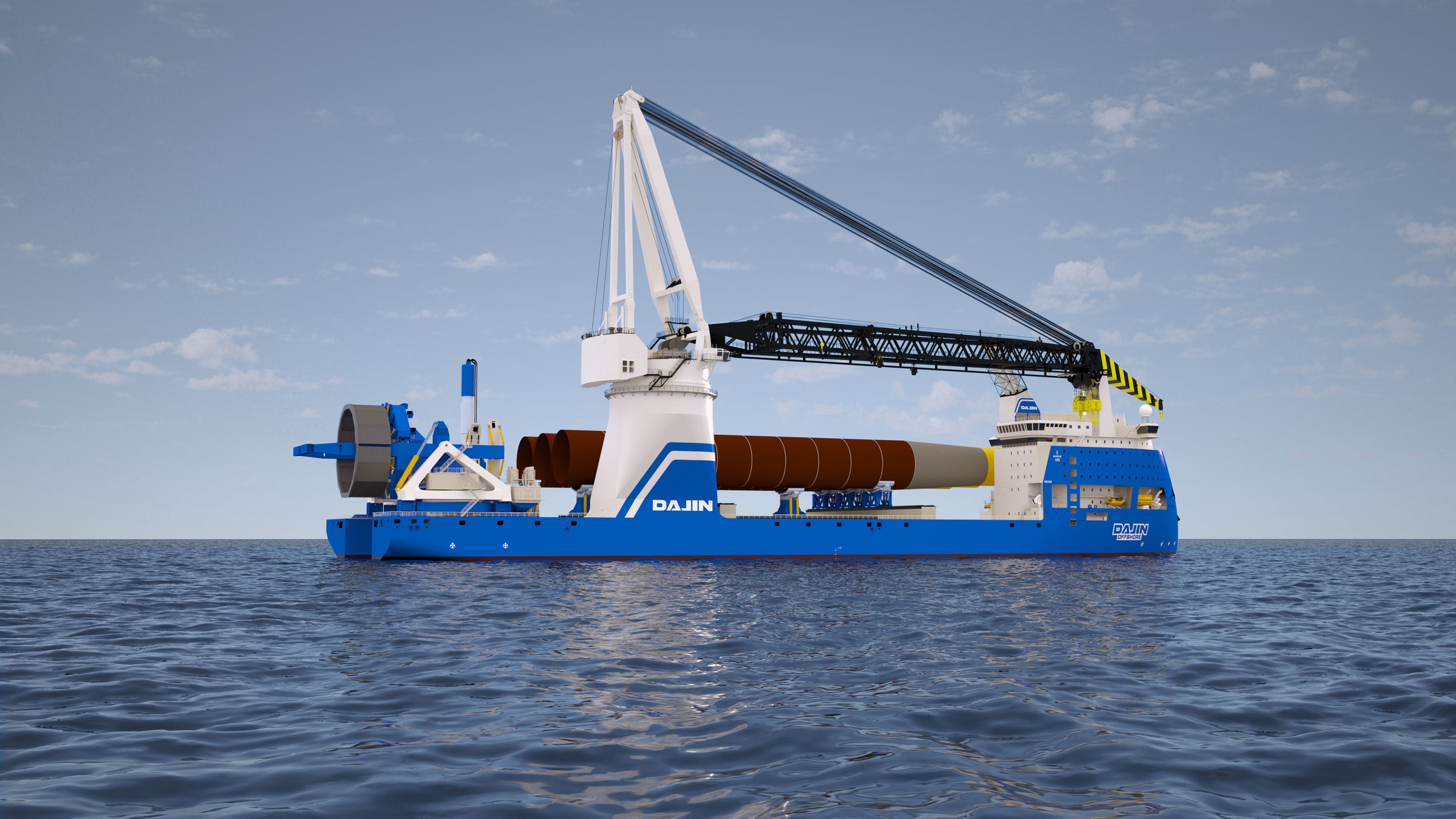 Dajin Selects ULSTEIN HX122 for Offshore Installation Vessel