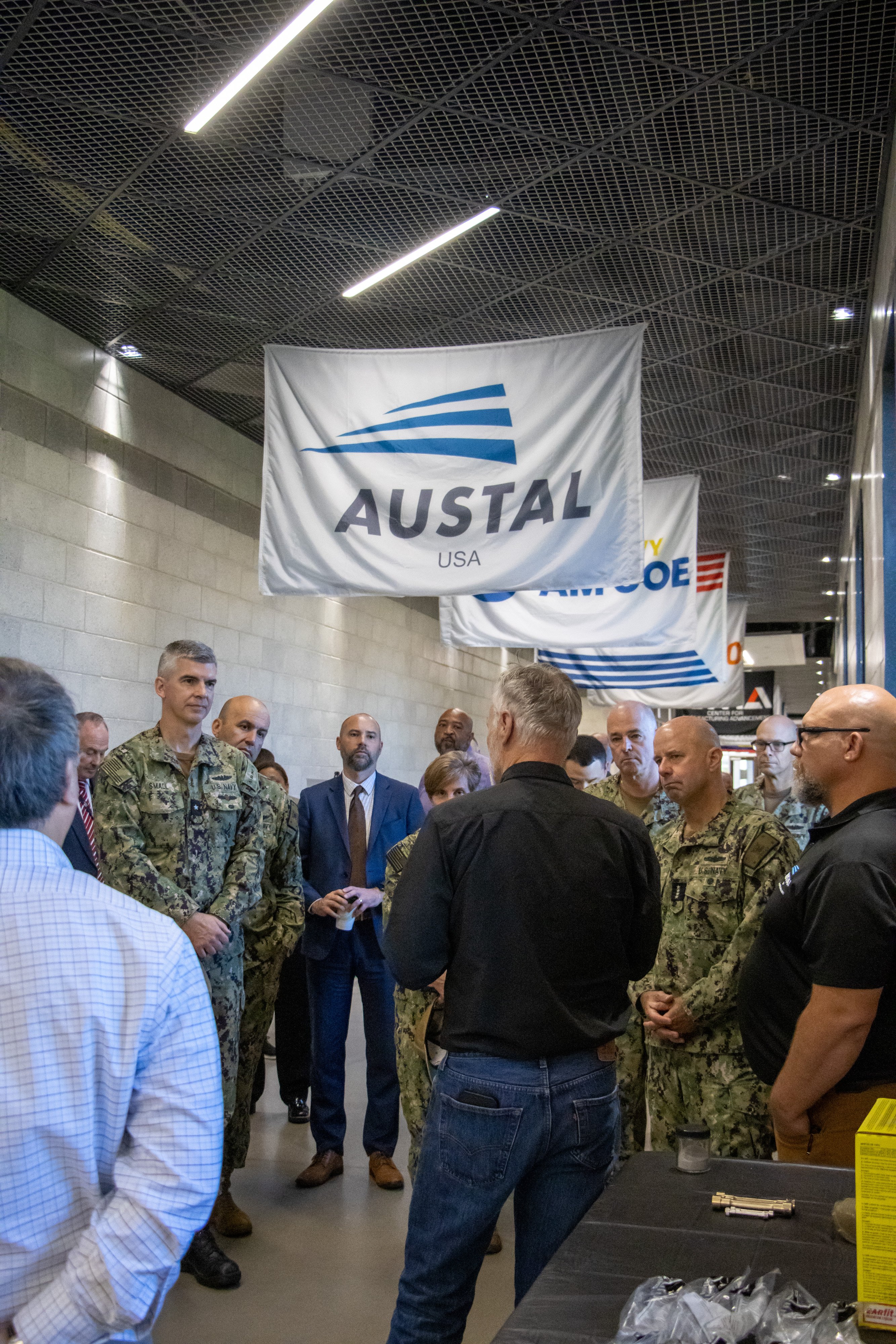 Austal USA Hosts Vice Chief of Naval Operations and Other Navy Leadership at Navy Additive Manufacturing Center of Excellence in Danville