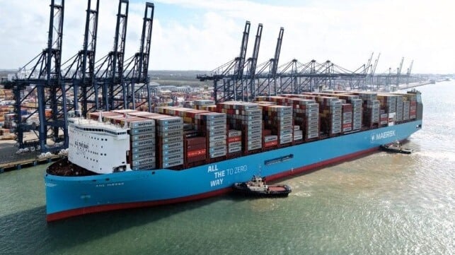 Maersk containership