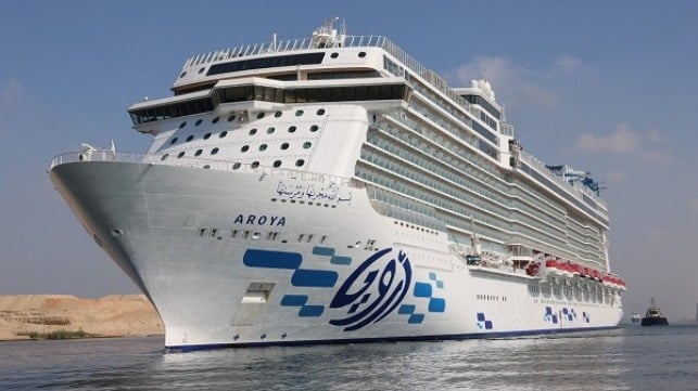 cruise ship Suez Canal