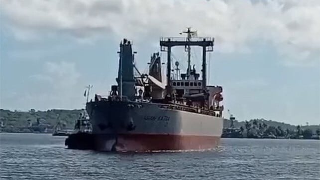aid shipment arriving in Cuba