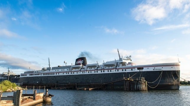 historic ferry Badger