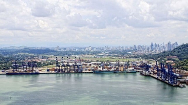 port in Balboa, Panama