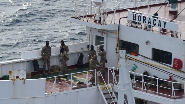 troops on shadow tanker Boracay