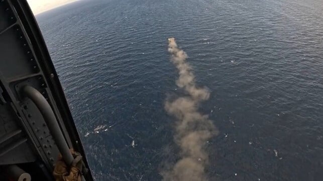 Clearwater burning boat