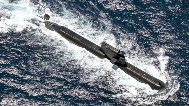 Collins-class submarine HMAS Rankin: Yuri Ramsey/Department of Defence.