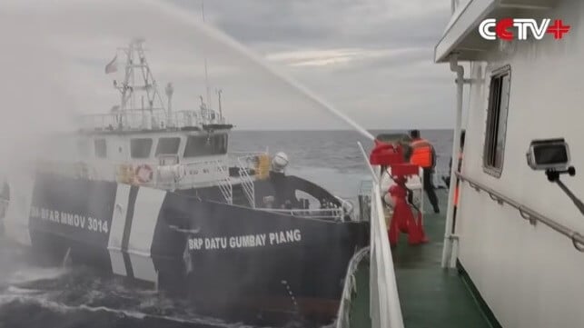 collision China Coast Guard Philippines supply vessel