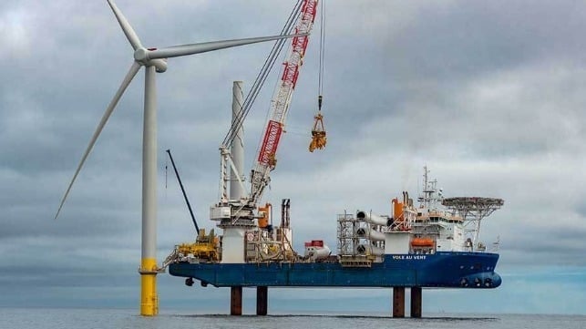 offshore wind farm installation