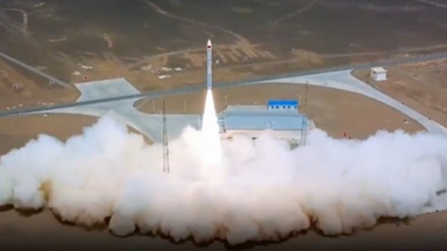 Launch of the TEE-01B imagery satellite from Jiuquan in June 2024 (The Earth Eye Co)
