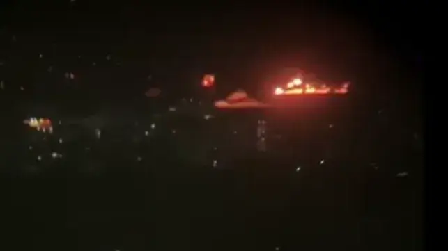 Fire at oil terminal