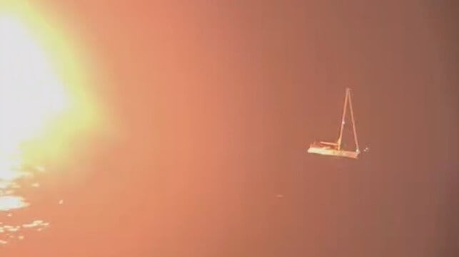 Alleged flash-bang grenade detonation (Global Sumud Flotilla)