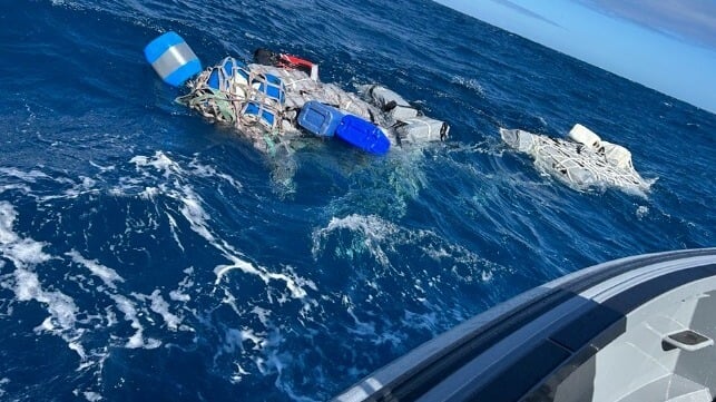 Floating cocaine bales