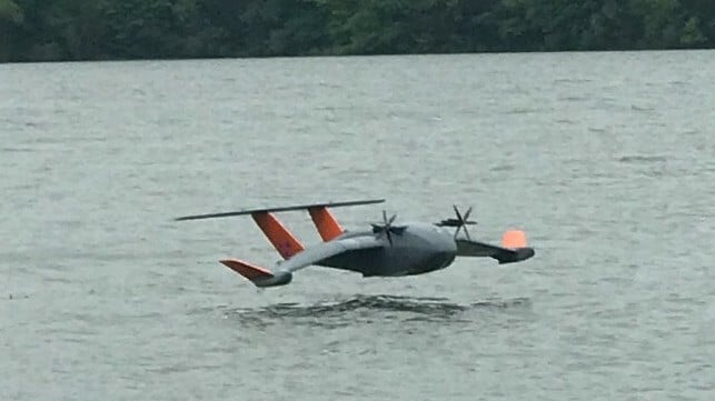 An FSC prototype in motion, 2022 (Flying Ship Company)