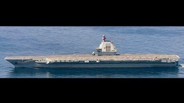 The new Chinese carrier Fujian (Japan Self Defense Force)