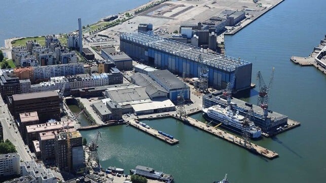 Helsinki Shipyard (above) sued to block the award to HHI (file image courtesy Helsinki Shipyard)
