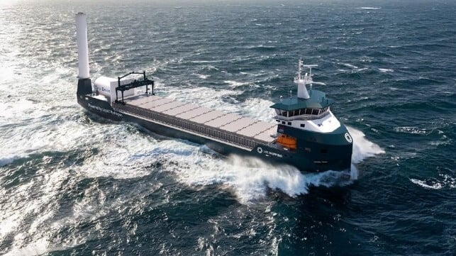 hydrogen-powered short-sea dry bulk carrier concept