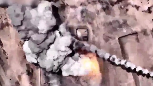 IDF forces destroy an air defense installation in Southern Lebanon, June 8 (IDF)