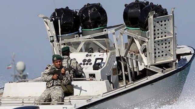 Iranian mine boat