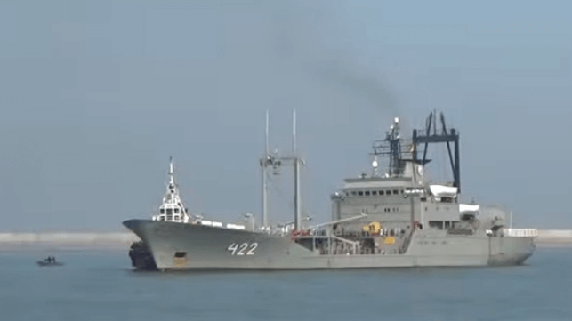 Iranian Navy's Training Ships Seek Refuge From War, With Cadets Aboard