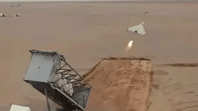 An Iranian drone unit launches a Shahed-136 (IRGC)
