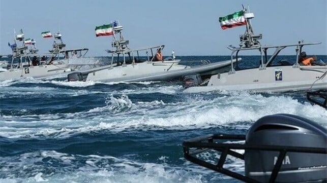 Iranian speed boats