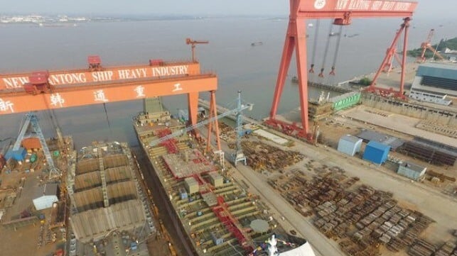 The quartet will be built at Jiangsu Hantong Ship Heavy Industry (Jiangsu Hangtong)