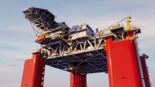 Rendering of BP's future Kaskida platform (BP)