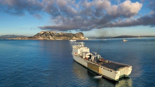   Landing Ship Dock RFA Lyme Bay