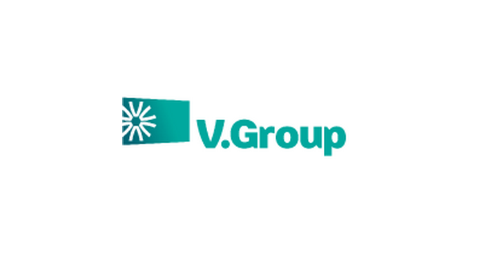 v group logo