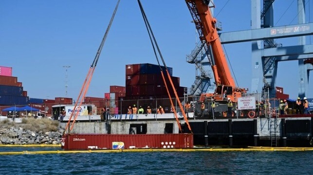 container recovery Port of Long Beach