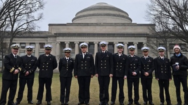 Massachusetts Maritime cadets