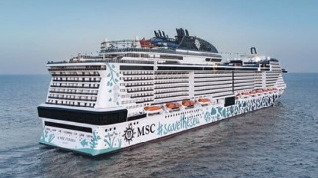 MSC Euribia cruise ship
